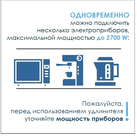 12 Блок розеток горизонтальный